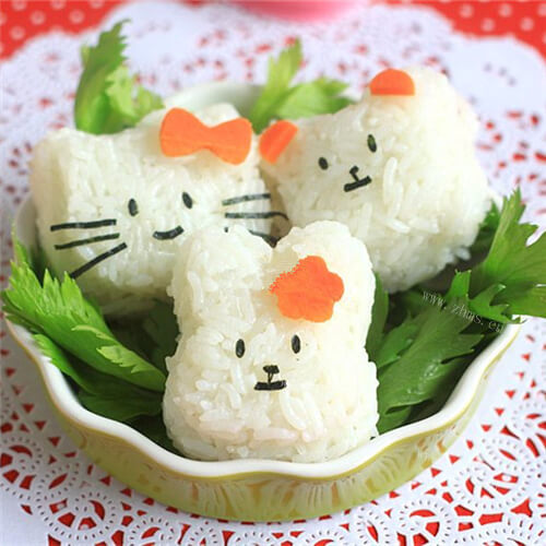 白白胖胖的芝士小饭团
