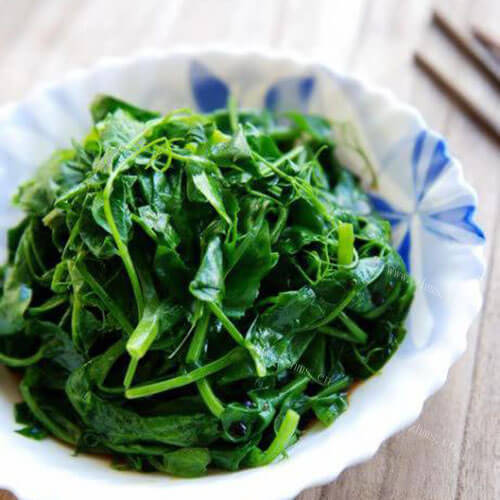 美味白灼豌豆苗