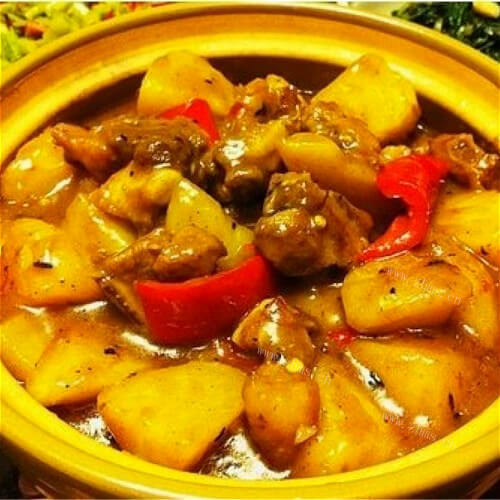 好吃的咖喱土豆炒排骨