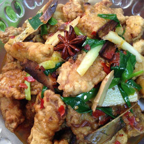 美味的蒸碗小酥肉