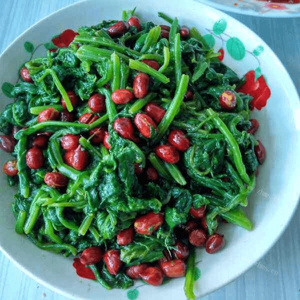 下酒菜果仁菠菜