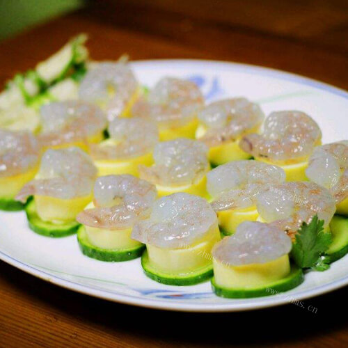 自制水晶日本豆腐虾仁