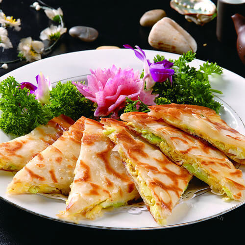 可口的街头小吃鸡蛋灌饼
