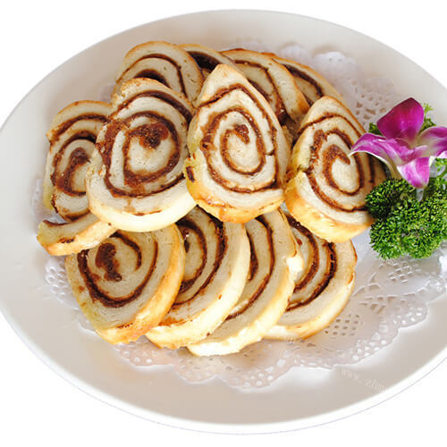 美味拿酥豆沙卷
