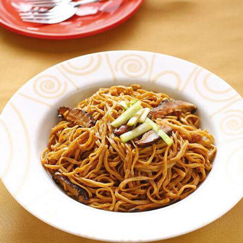 美味叉烧肉炒云梦鱼面