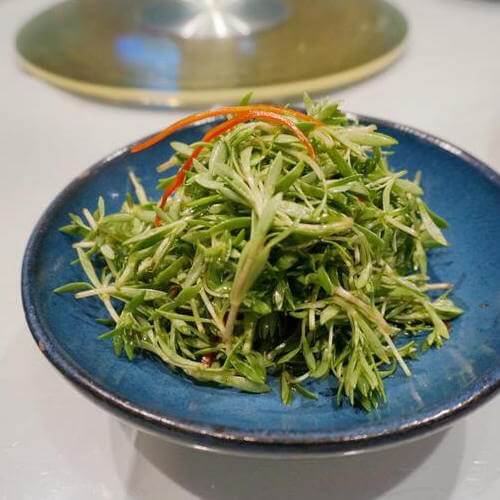 清淡的蒜蓉珍珠菜