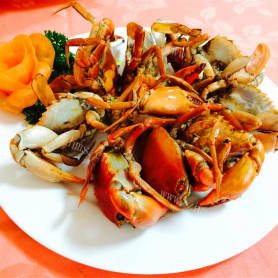 海鲜煎蟹