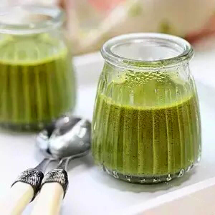 美味椰香抹茶布丁
