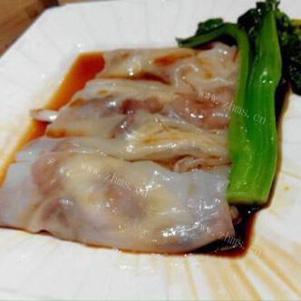 美味的自制瘦肉肠粉