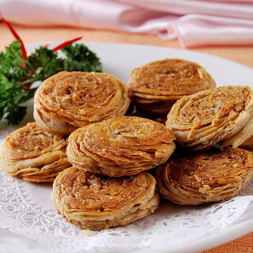 美味的巧克力核桃饼