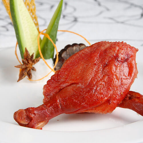 美味的香烤鸭腿