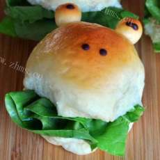 可爱的青蛙王子小面包