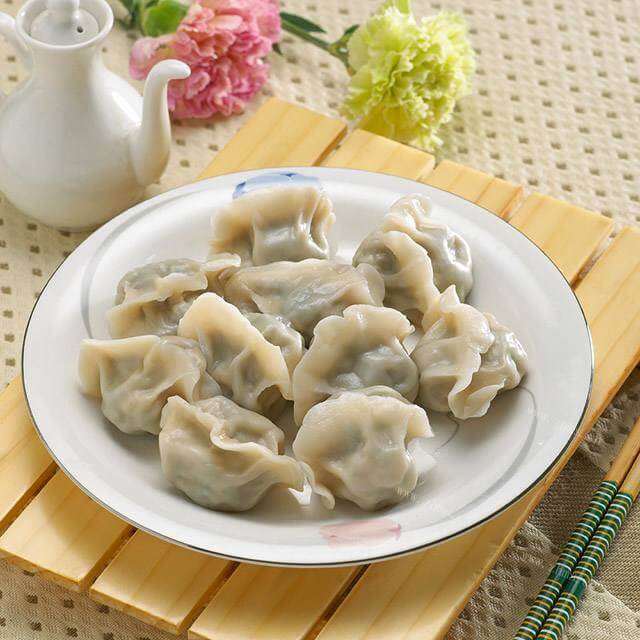 好吃的甘蓝玉米香菇饺子