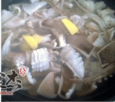 好吃的姜葱辣炒鱿鱼须做法图解2)