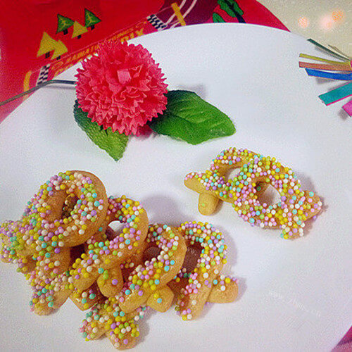 美味的柏林花环饼干