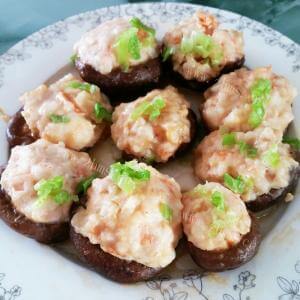 美味的鲍汁酿鲜菇