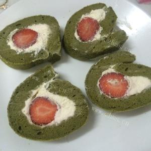 美味的日式抹茶奶油饼