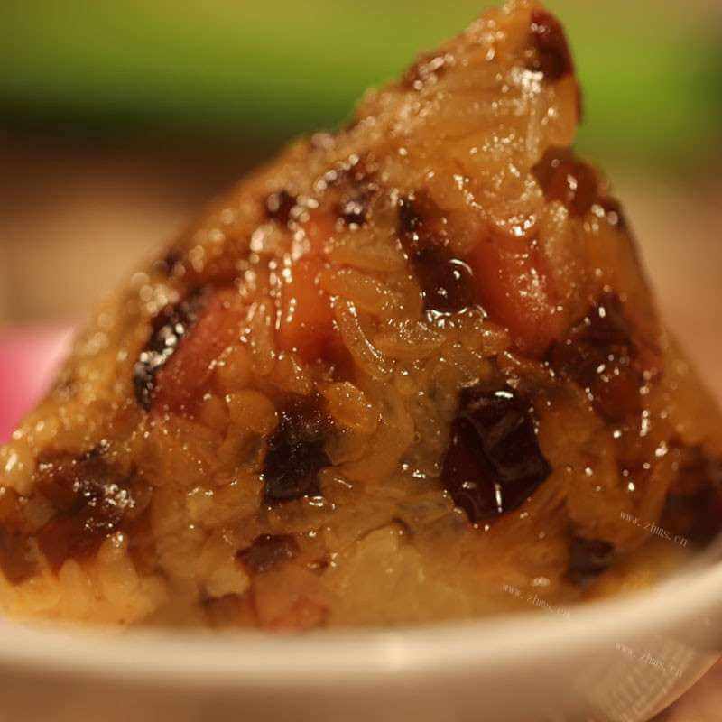 美味的小枣江米粽子