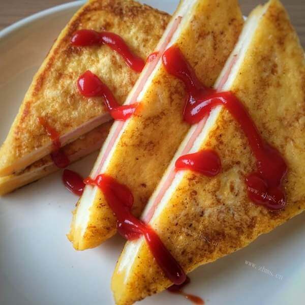 自制香蕉火腿西多士