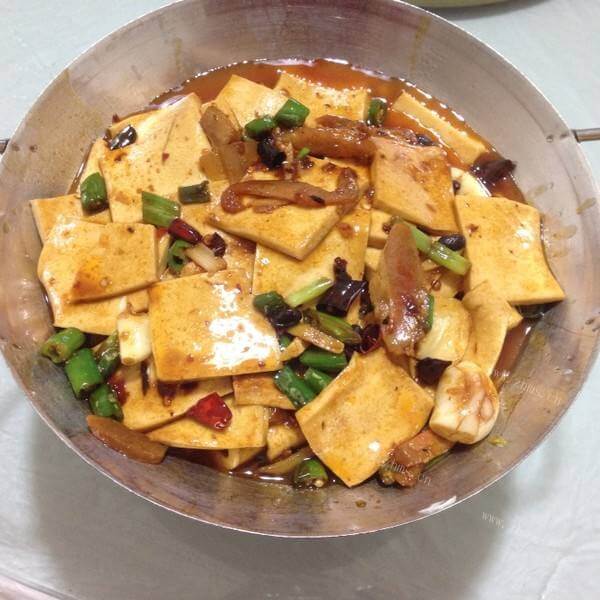 美味的红烧豆饼