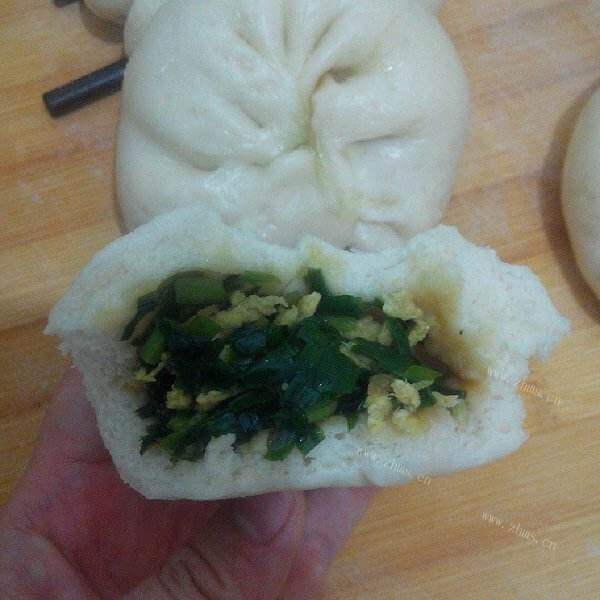 好吃的韭菜包