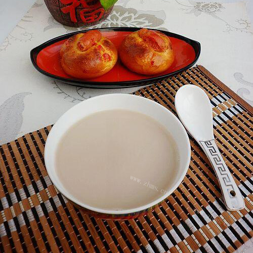 养生红枣花生双豆浆