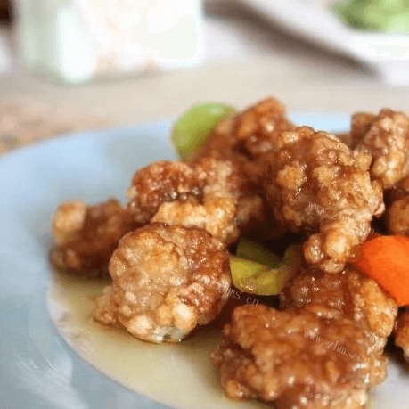 美味的熘肉段