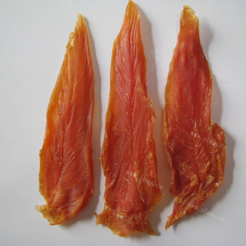 美味的宠物鸡肉干