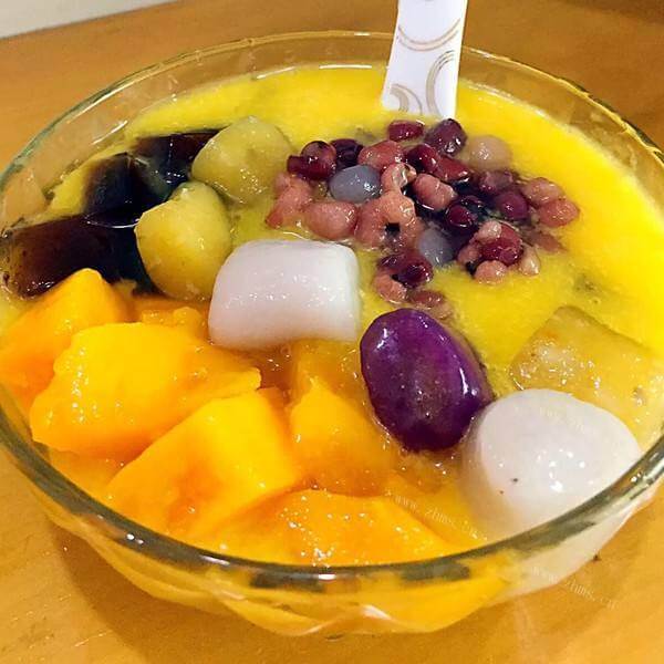 家常自制芋圆甜品