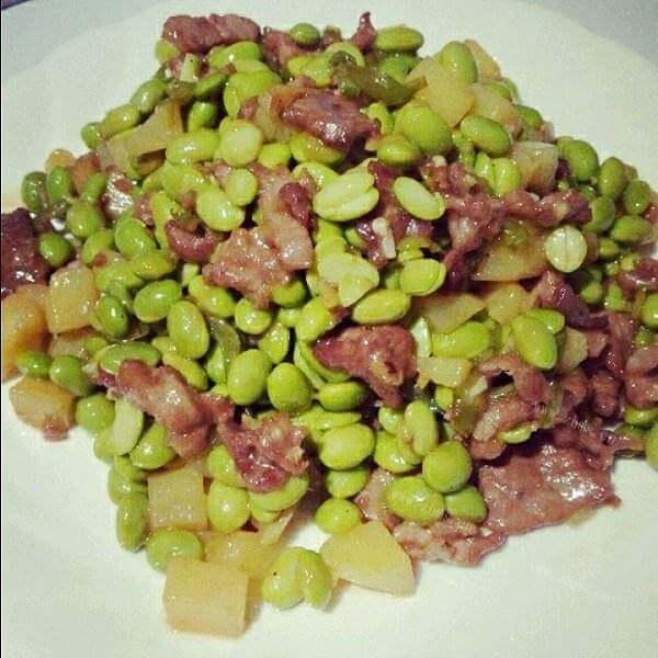 家常菜青豆爆脆骨