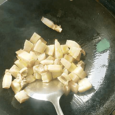 家常菜干豆角烧肉做法图解6)