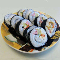 美味的寿司-紫菜包饭