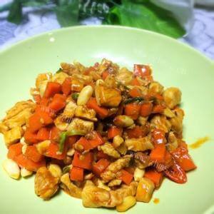 美味的甜酱鸡丁