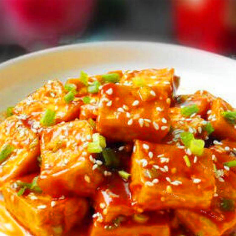 自制糖醋酱油豆腐