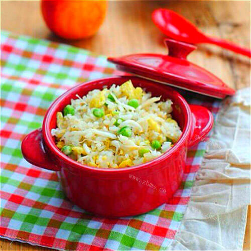 美味银鱼蛋炒饭
