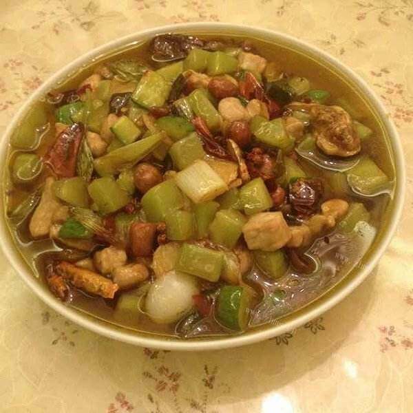 好吃的腰果莴笋肉丁