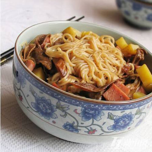 干豆角焖面
