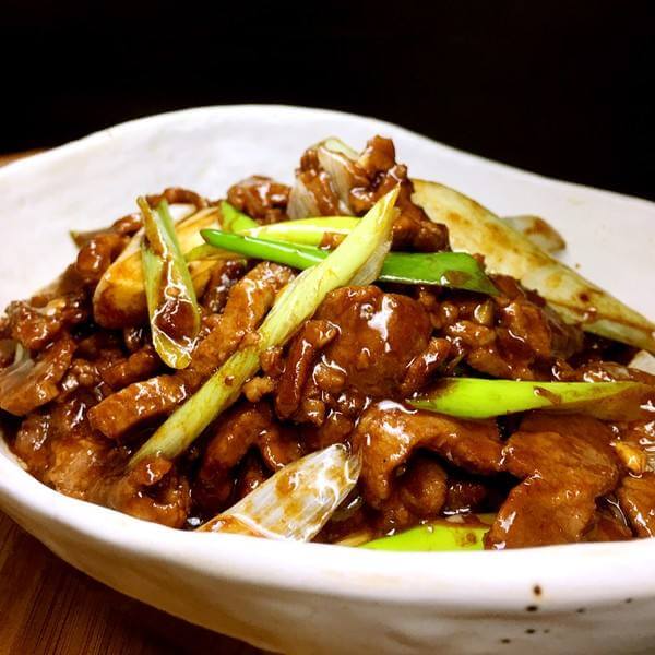 家常大葱爆牛腰