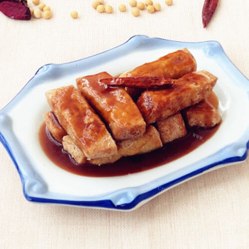 好吃的酸沙豆腐