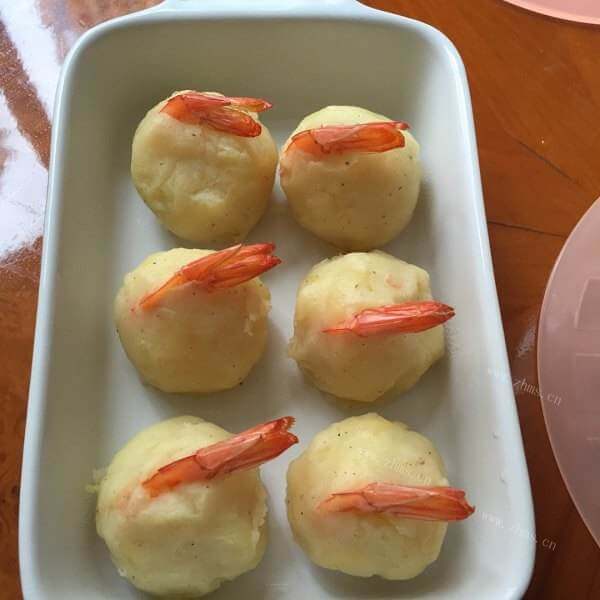 好吃的土豆奶酪虾球