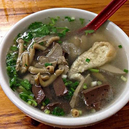 鸡汤鸭血大杂烩~营养健康