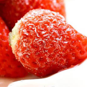 冰冰的冻草莓