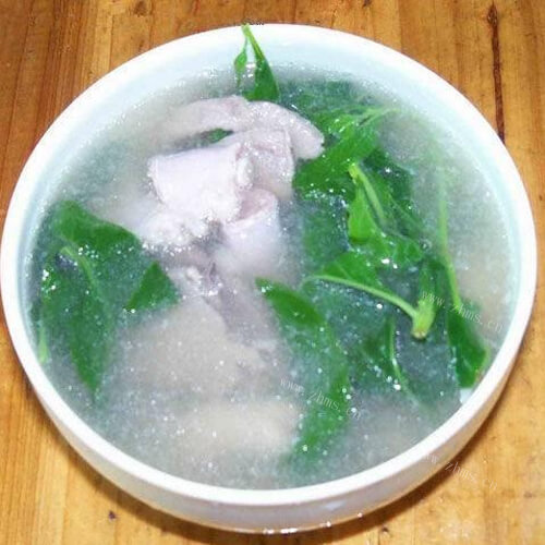 简单艾草牛肉汤_宝宝版