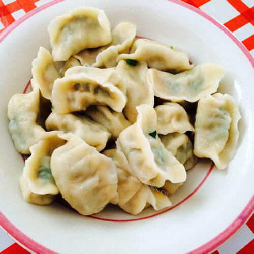 好吃的菠菜猪肉馅水饺