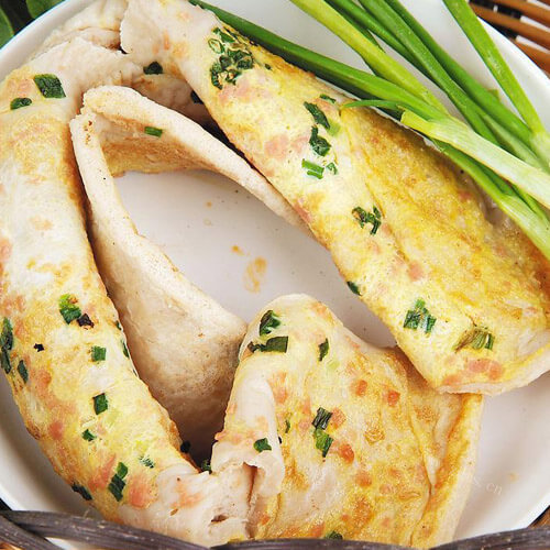 好吃的韭菜鸡蛋饼