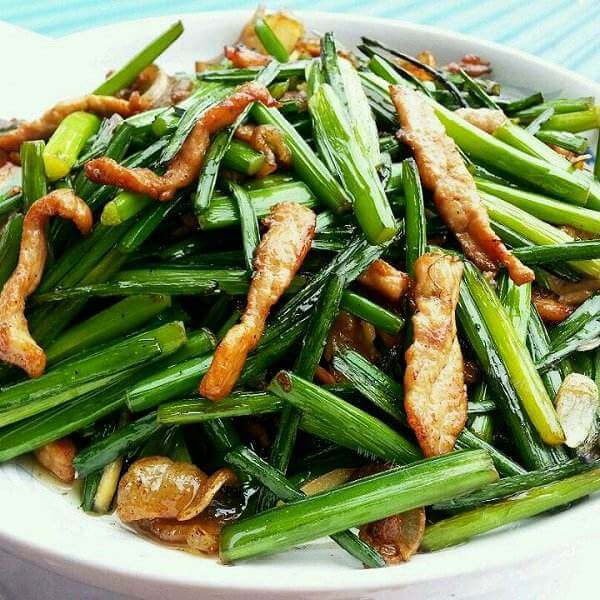 韭菜乌鱼头
