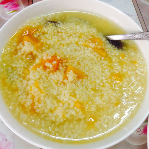 营养粥苹果小米粥
