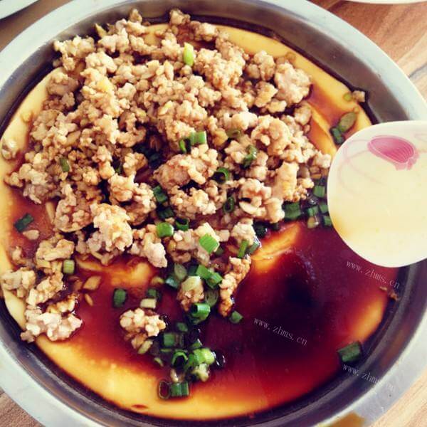 营养肉沫蛋羹