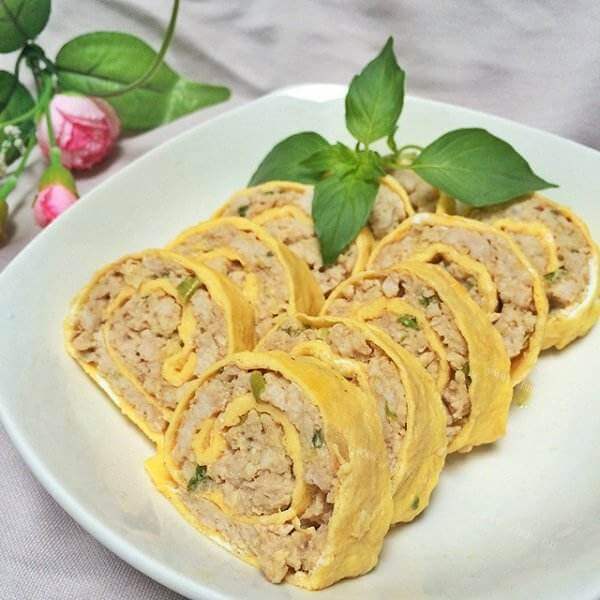 好吃的肉末鸡蛋卷