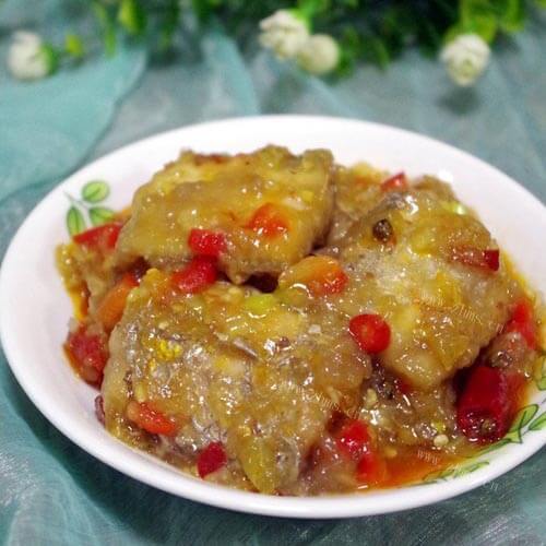 美味的锅包带鱼